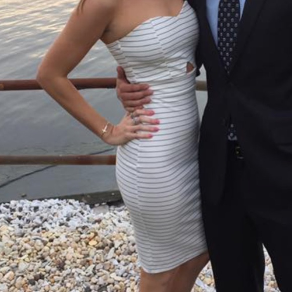 Strapless maxi dress